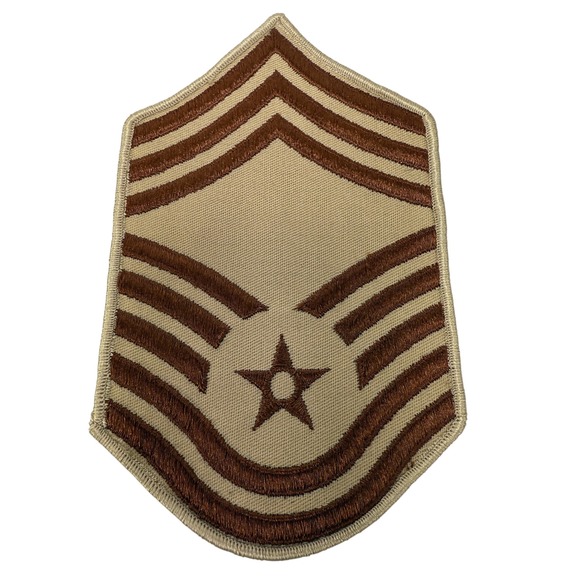 Military Rank Patches Air Force Sergeant E5 E6 Rank Insignia Lot of 3 - BN - Picture 2 of 7